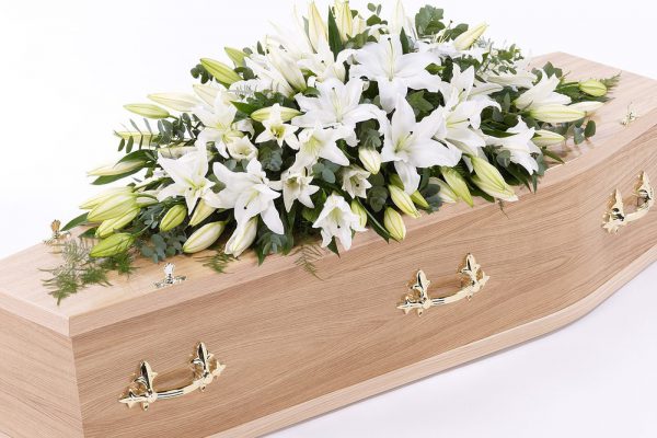 An elegant arrangement of Lilies, Roses, Gypsophila and Carnations. From €350.